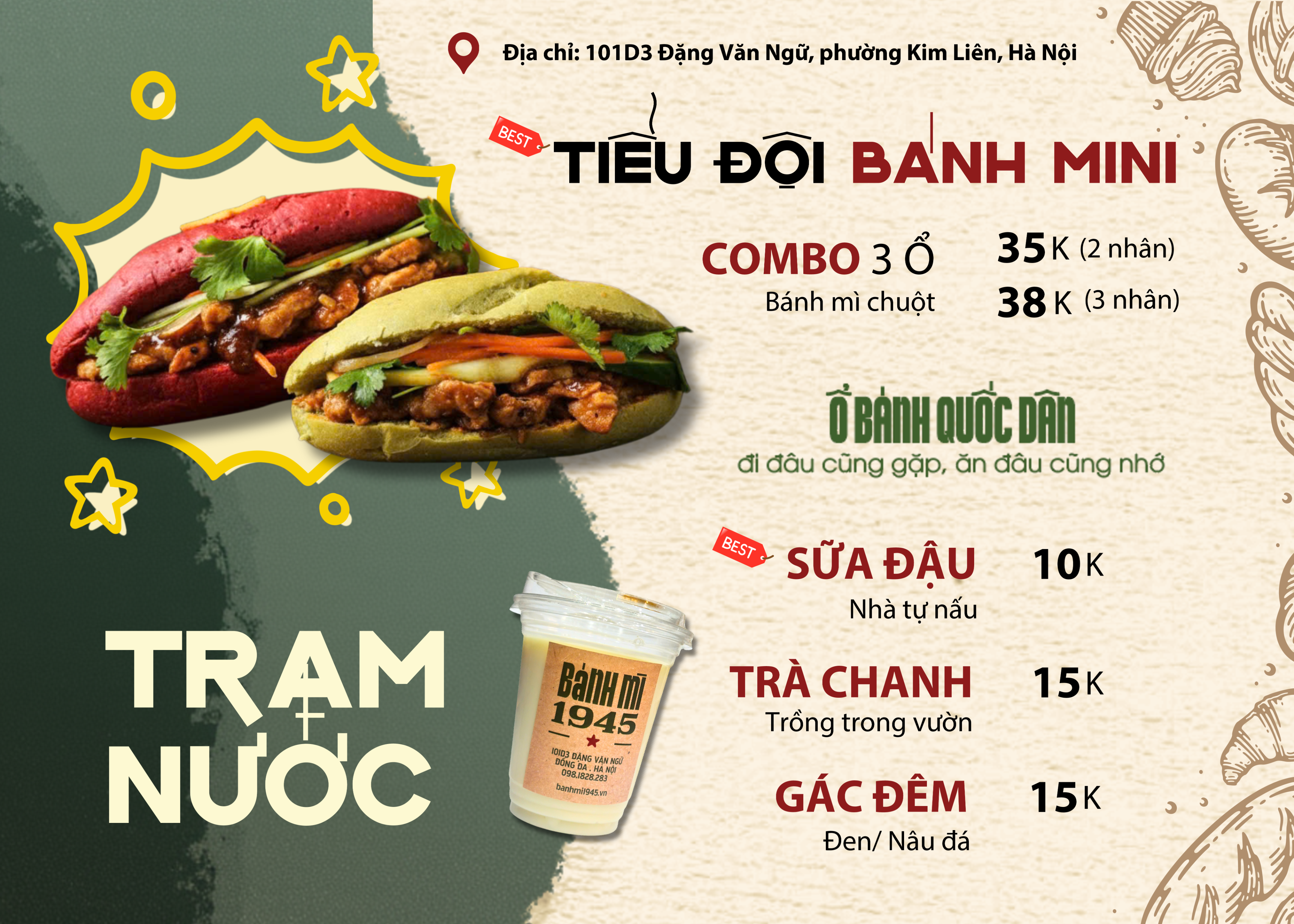 Menu BAMI 1945 - Trang 2